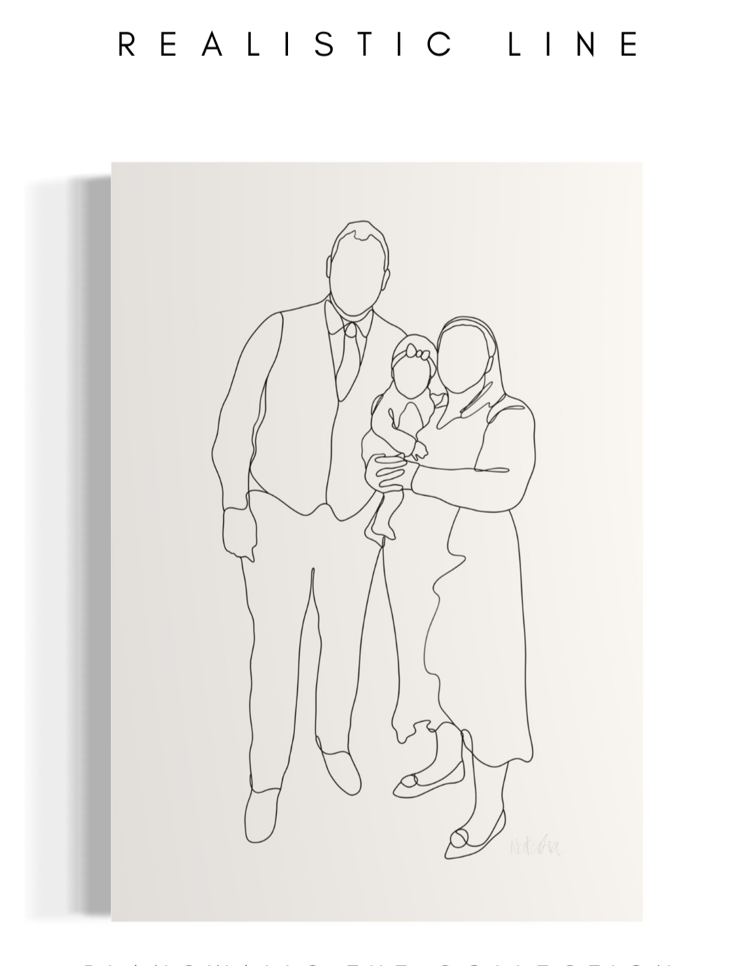 Bespoke Family Line Illustrations