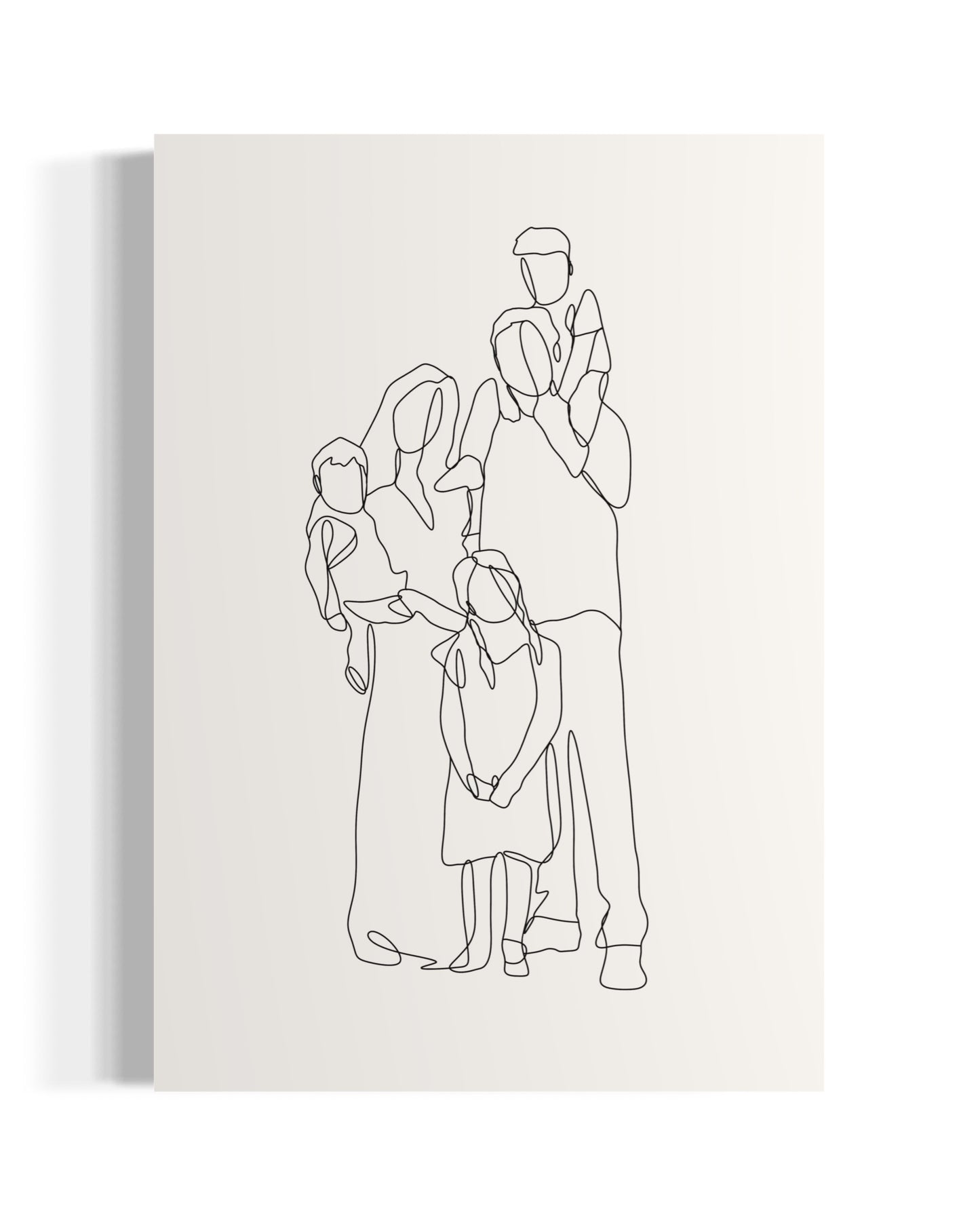 Bespoke Family Line Illustrations