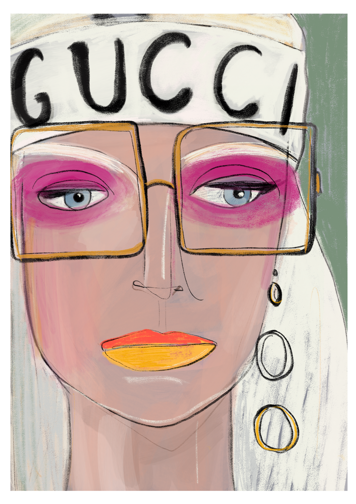 GUCCI HEADBAND - Fashion Print