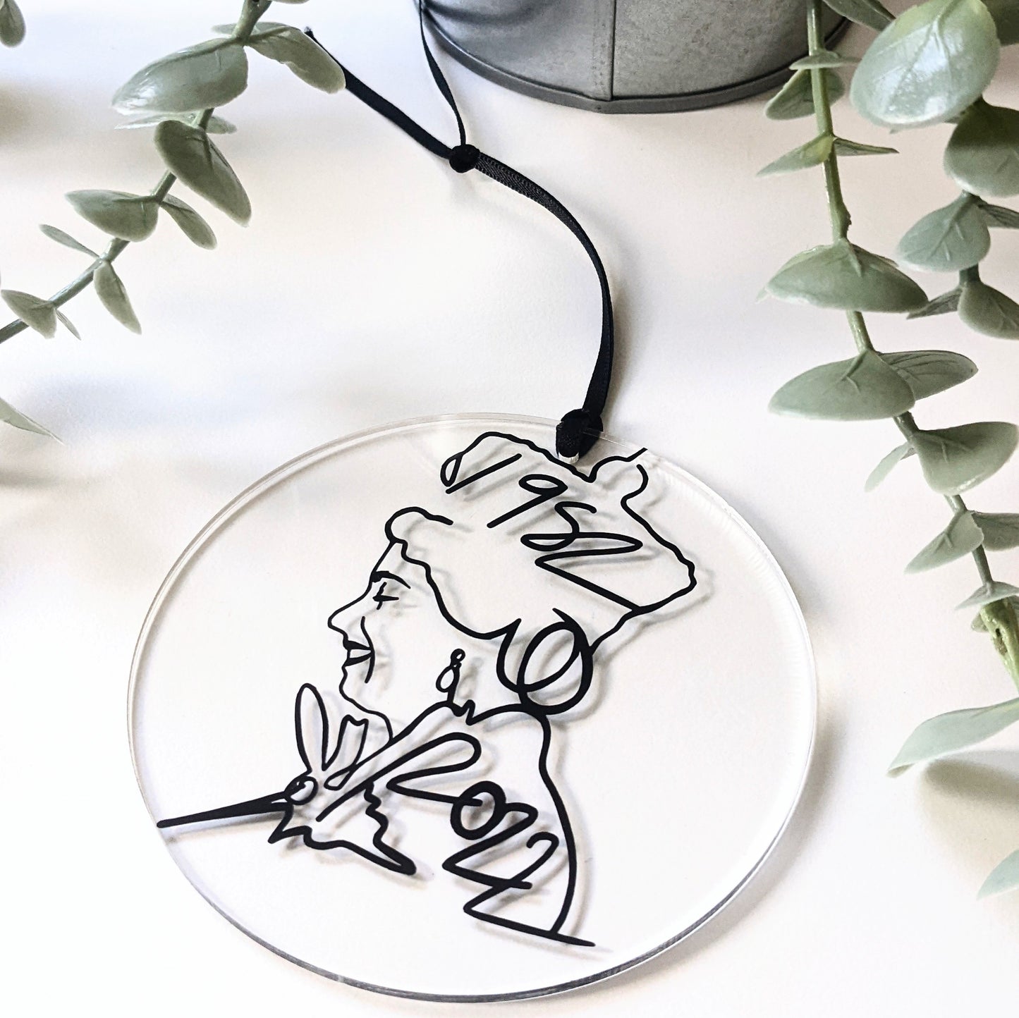 The Queen's Platinum Jubilee Acrylic Disc Hanging